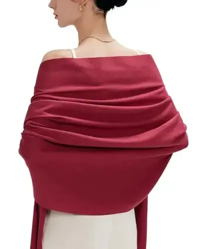 maamgic PasModazoneina Shawl for Women – Soft Lightweight Wrap for Wedding, Travel, Evening, Party – Elegant Scarf for All Seasons - 2