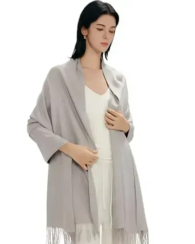 maamgic PasModazoneina Shawl for Women – Soft Lightweight Wrap for Wedding, Travel, Evening, Party – Elegant Scarf for All Seasons - 2