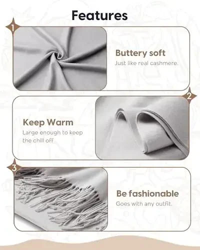 maamgic PasModazoneina Shawl for Women – Soft Lightweight Wrap for Wedding, Travel, Evening, Party – Elegant Scarf for All Seasons - 5