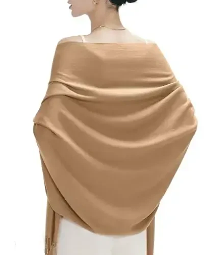 maamgic Women's Scarf PasModazoneina Shawls and Wraps for Evening Dresses Travel Office Winter Wedding Large Scarves - MODAZONE (1)