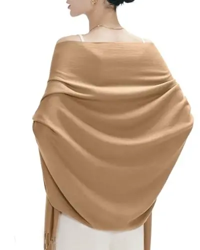 maamgic Women's Scarf PasModazoneina Shawls and Wraps for Evening Dresses Travel Office Winter Wedding Large Scarves - 2