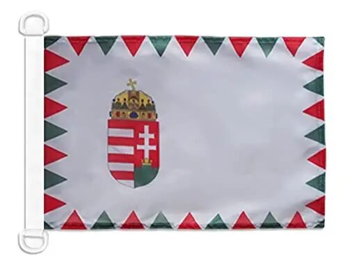 Hungary Naval Ensign NAUTICAL Flag 18'' x 12'' - Hungarian War flags 30 x 45 cm. - Banner 12x18 in for boat - AZ FLAG - AZ FLAG