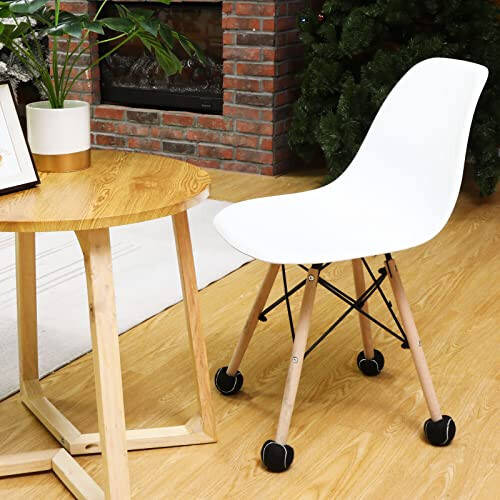 Macarrie 100 Pcs Precut Tennis Balls Bulk for Furniture Legs Tennis Ball Chair Foot Covers for Floor Protection Ball Desk Leg Coverings(Black) - 6