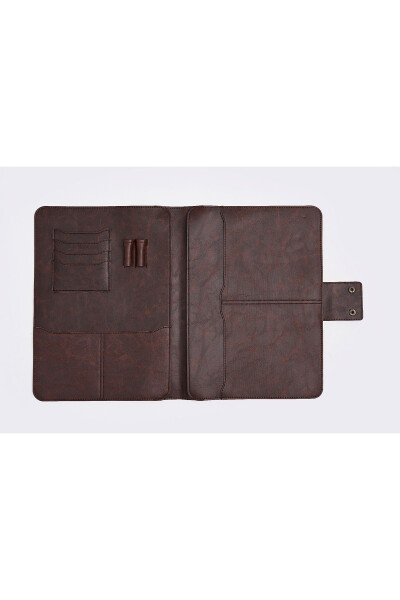 Macbook Air Pro 13-14 Inch Organizer Document & Laptop & Tablet Bag Crazy Coffee - 15