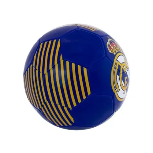 Maccabi Art Official Real Madrid Soccer Ball, Size 5 Football, Authentic Club Logo, Premium Fan Collectible for Training, Play & Display - 2