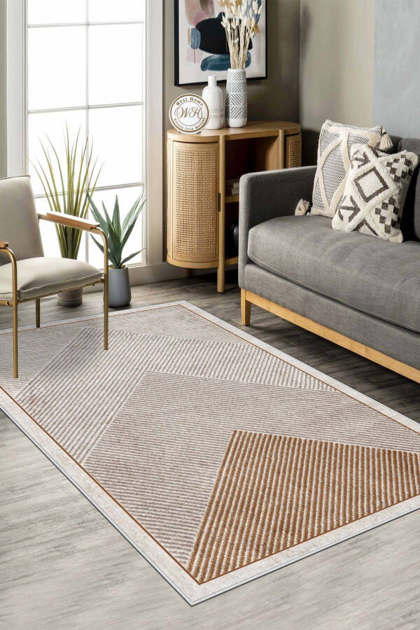 Machine Washable Non-Slip Stain Resistant Living Room Rug Kitchen Rug and Runner - 6