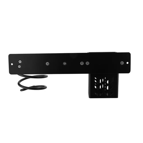 Madlife Garage Hair Tool Organizer Wall Mount, Dryer and Straightener Holder, Bathroom Hair Styling Care Tool Organizer, Multi-Functional Space Storage Bracket with Plug Hook (Black) - 6