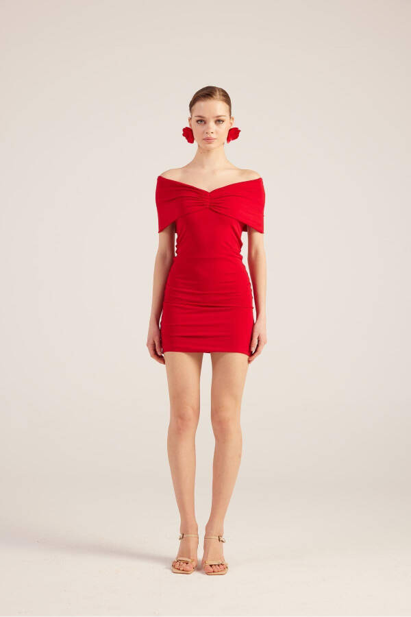Madonna Yaka Mini Muse Dress Red - 3