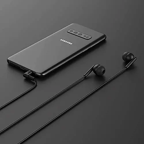 Maeline Bulk Earbuds with 3.5 mm Headphone Plug - 50 Pack Wholesale Bundle - Jet Black - 6