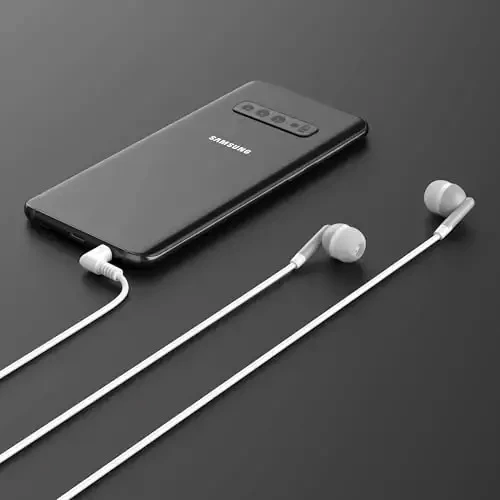 Maeline Bulk Earbuds with 3.5 mm Headphone Plug - 20 Pack - Gray - 7