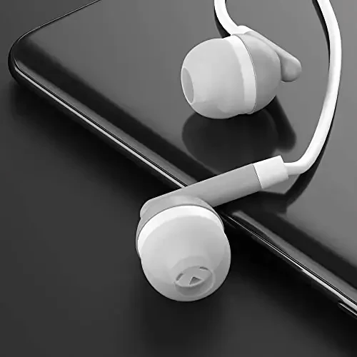 Maeline Bulk Earbuds with 3.5 mm Headphone Plug - 40 Pack - Gray - 5