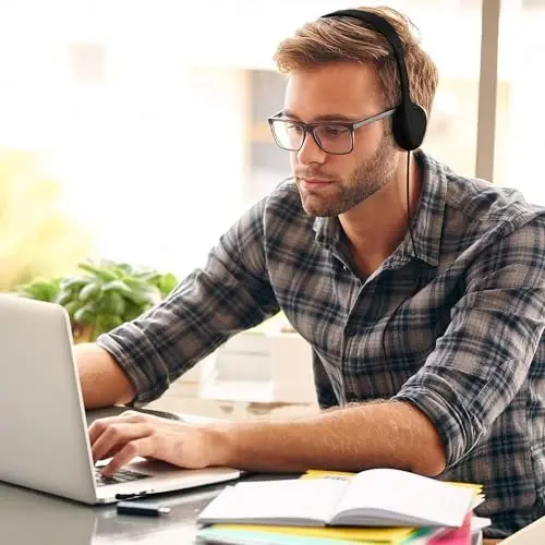 Maeline Bulk Classroom Student Headphones On Ear Stereo Headphones Flexible Adjustable Band for Kids Online Learning, Library, School, Airplane, Travel - 3.5mm Plug - 400 Pack - Multi 