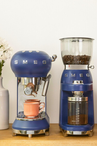 Maestro Coffee Set with 1895 Blue Espresso Machine & Grinder. - 2