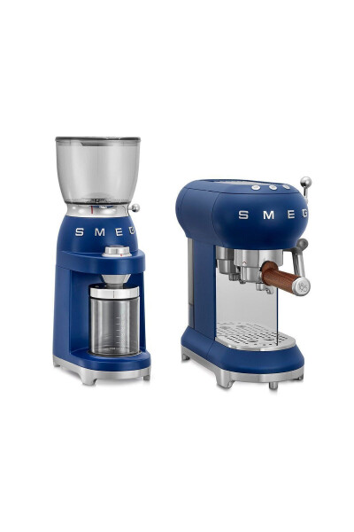 Maestro Coffee Set with 1895 Blue Espresso Machine & Grinder. - 5