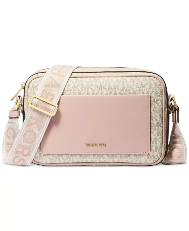 Michael Kors Maeve East West Pocket Crossbody Bag-Soft Pink - Modazone