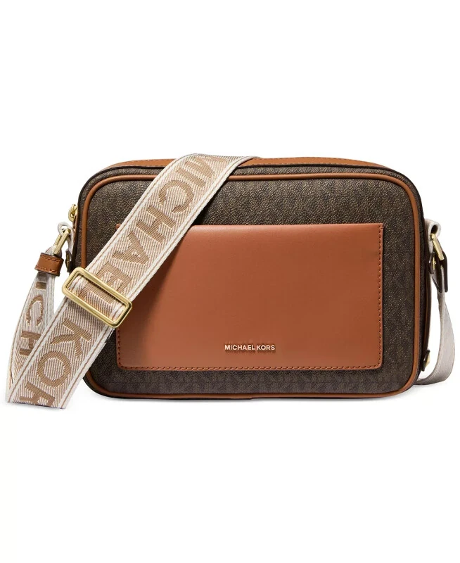 Michael Kors Maeve East West Pocket Crossbody Bag-Brown - Modazone