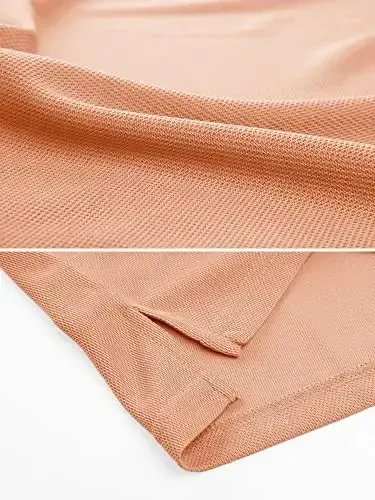 MAGCOMSEN erkaklar polo ko'ylagi tez quriydigan ishlash qisqa yengli taktik ko'ylaklar Pique Jersey Golf ko'ylagi - 4