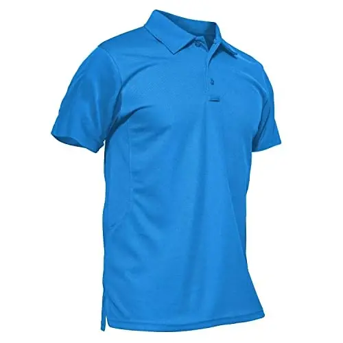MAGCOMSEN Erkaklar Polo Ko'ylak Tez Quriydigan Ishlash Qisqa Qisma Taktik Ko'ylaklar Pike Jersey Golf Ko'ylak - 1