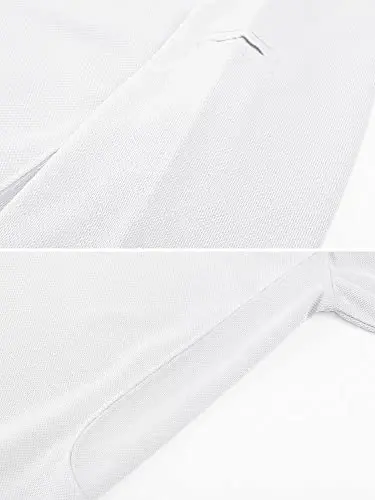 MAGCOMSEN Men's Polo Shirt Quick Dry Performance Short Sleeve Tactical Shirts Pique Jersey Golf Shirt - 3