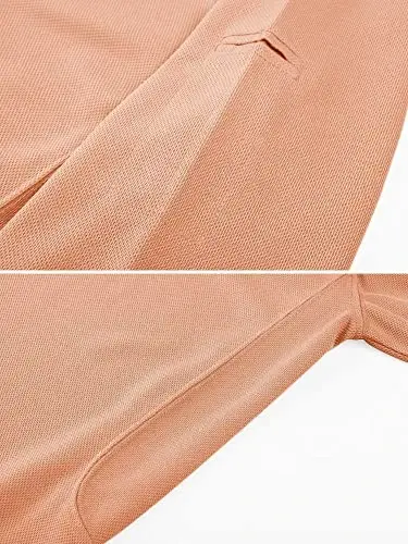 MAGCOMSEN Men's Polo Shirt Quick Dry Performance Short Sleeve Tactical Shirts Pique Jersey Golf Shirt - 3