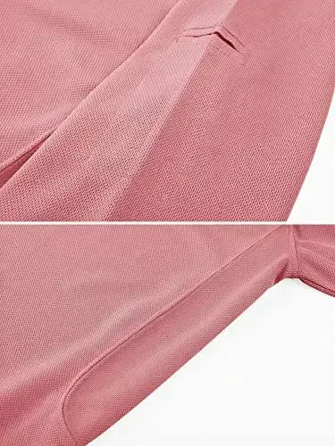 MAGCOMSEN Мужская рубашка поло Быстросохнущая производительная рубашка с коротким рукавом Тактические рубашки Пике Джерси Рубашка для гольфа - 3