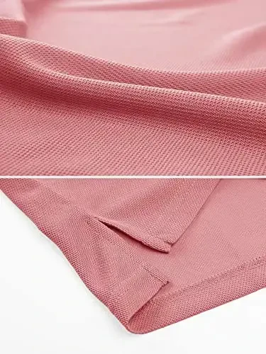 MAGCOMSEN Мужская рубашка поло Быстросохнущая производительная рубашка с коротким рукавом Тактические рубашки Пике Джерси Рубашка для гольфа - 4