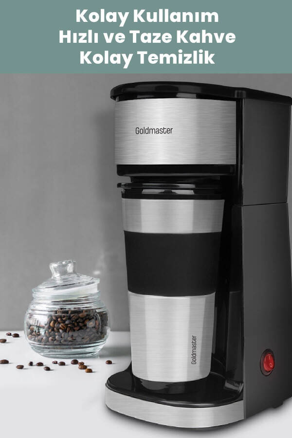 Magic Coffee Personal Filter Coffee Machine with Thermos Cup In-6310 - 29