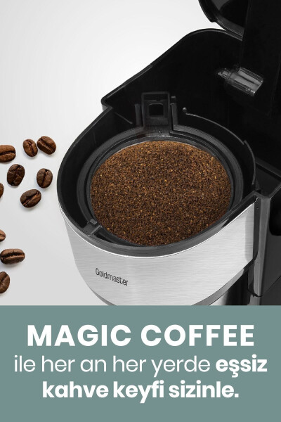 Magic Coffee Personal Filter Coffee Machine with Thermos Cup In-6310 - 30