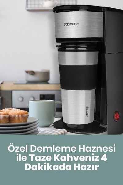 Magic Coffee Termos Bardaklı Kişisel Filtre Kahve Makinesi In-6310 - 28