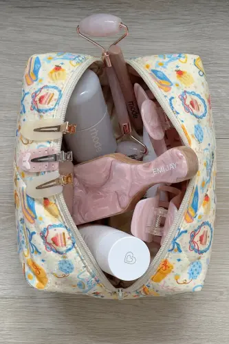 Magic Makyaj Çantası-Mavi23 