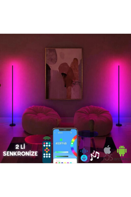 Yeni Nesil Magic Pro Stick Sese Duyarlı Aydınlatma Sistemi Pro Model 2 Li Senkronize - 1