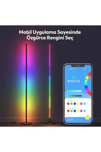 Yeni Nesil Magic Pro Stick Sese Duyarlı Aydınlatma Sistemi Pro Model 2 Li Senkronize - Siyah - 3