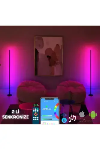 Magic Pro Stick Sound Activated Phone and Remote Control Room Lighting System Pro Model 2 Pack Synchronized - 1