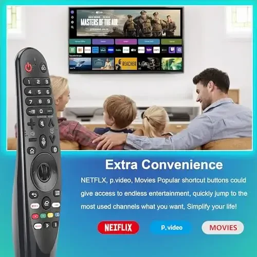 Magic Remote для LG UHD OLED QNED NanoCell Webos Smart TV Voice Magic Remote Control Replacement AKB75855501 AN-MR20GA MR19BA MR21 MR22 MR23 MR24 GA GN MR18BA, with Voice and Pointer Function - 7