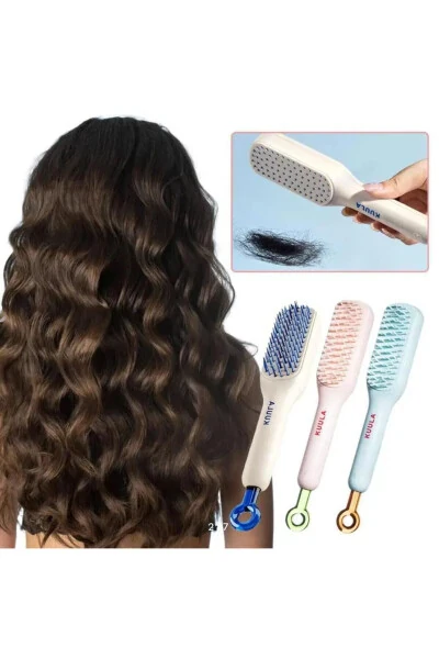 Magic Retractable Comb Self-Cleaning Hair Brush - HAYVEYS