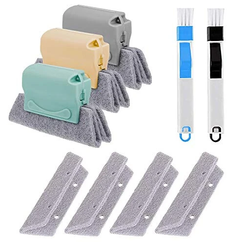 Magic Window Track Cleaner, Window Groove Cleaning Brush Tools Set - Bestylez
