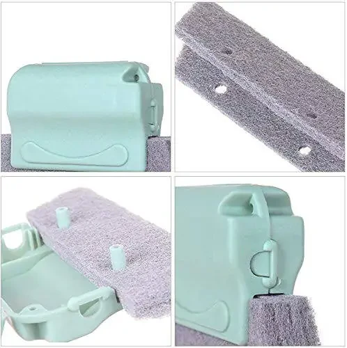 Magic Window Track Cleaner, Window Groove Cleaning Brush Tools Set - 5