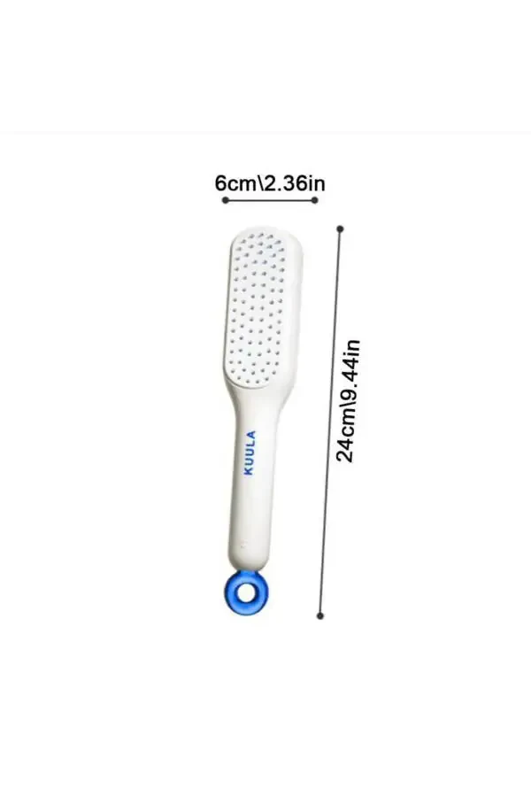 Магическая втягивающаяся расческа самоочищающаяся щетка для волос - 6