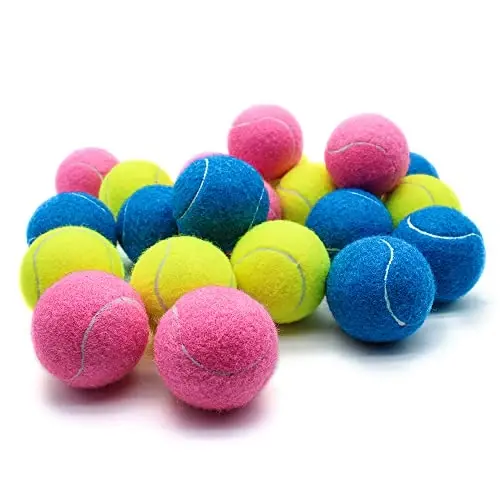 Magicorange Tennis Balls, 21 Pack Advanced Training Tennis Balls Bulk Practice Balls, Come with Mesh Bag for Easy Transport, Good for Beginner Training Ball - 3