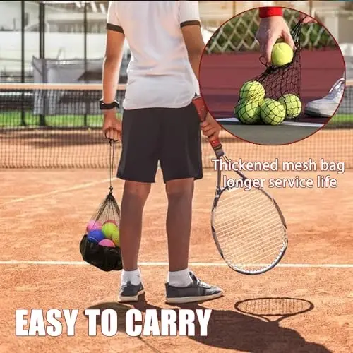 Magicorange Tennis Balls, 21 Pack Advanced Training Tennis Balls Bulk Practice Balls, Come with Mesh Bag for Easy Transport, Good for Beginner Training Ball - 6