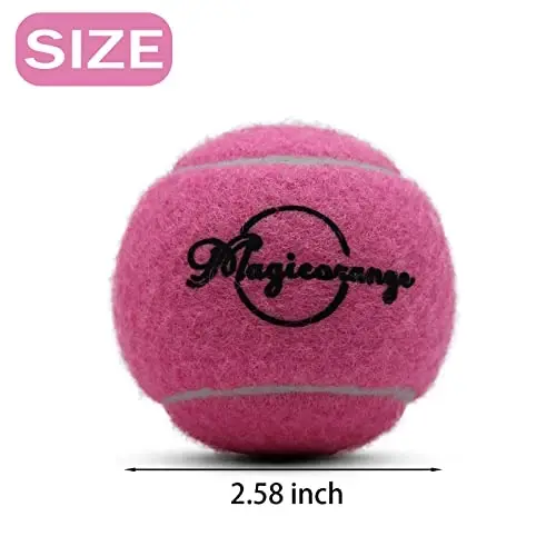Magicorange Tennis Balls, 21 Pack Advanced Training Tennis Balls Bulk Practice Balls, Come with Mesh Bag for Easy Transport, Good for Beginner Training Ball - 2