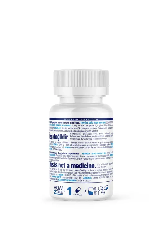 Magnesium Bisglycinate - 45 Capsules - 3