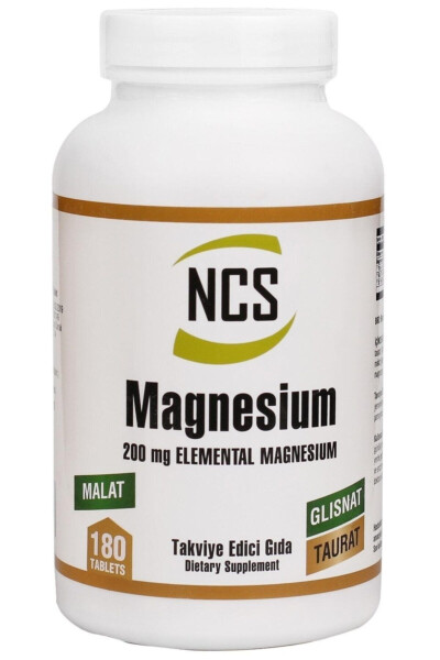 ® Magnesium Bisglycinate Malate Taurate 180 Tablets Magnesium 200 mg - 1