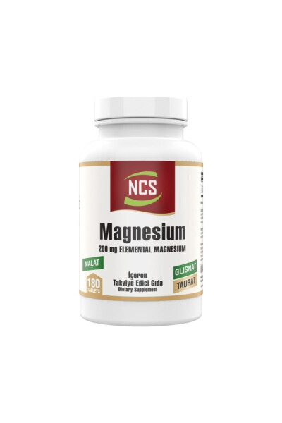 Magnesium Bisglycinate Taurate Malate 200mg 180 Tablets - 3