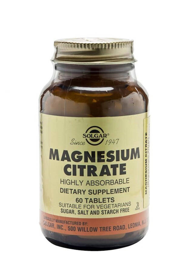 Magnesium Citrate 200 Mg 60 Tablets - 1