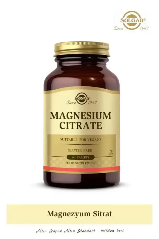 Magnesium Citrate 200 Mg 60 Tablets (magnesium Magnesium Citrate) Exp:10-2025 - 1