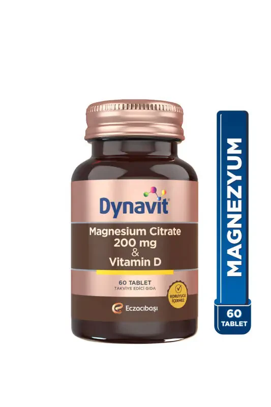 Magnesium Citrate 200 Mg Vitamin D / 60 Tablets - 7