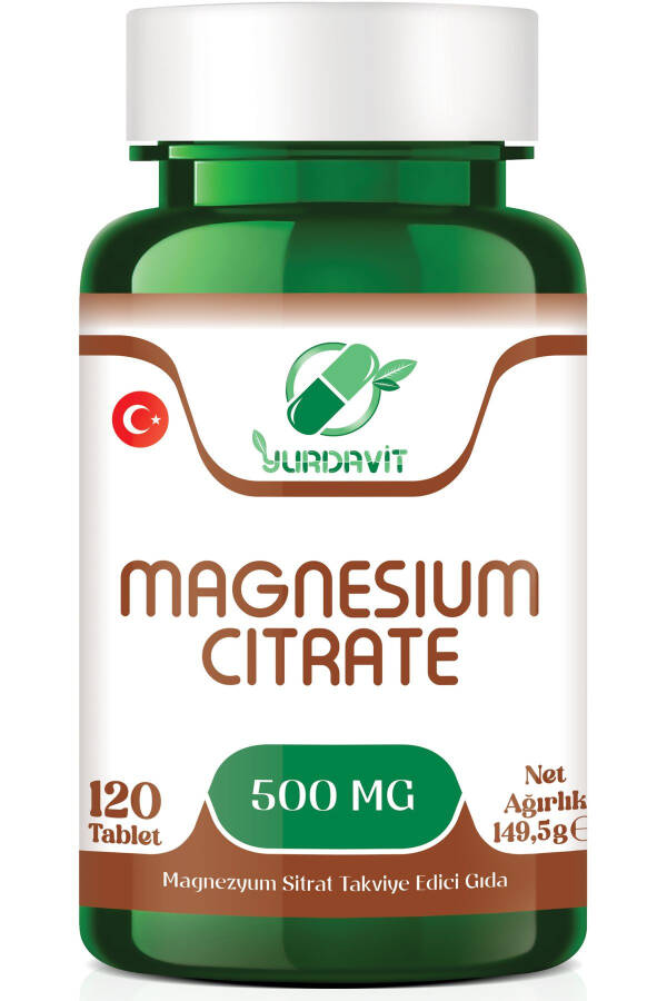 Magnesium Citrate 500 Mg 120 Tablets - 1