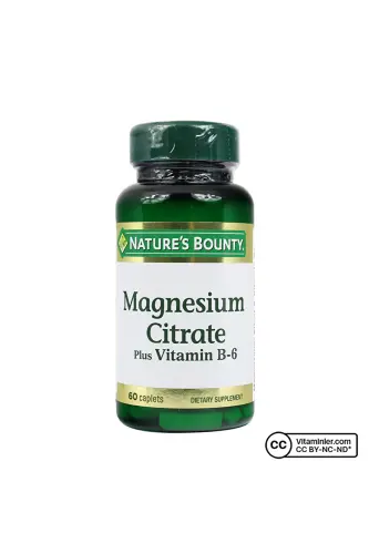 Magnesium Citrate Plus B6 60 Capsules - 1