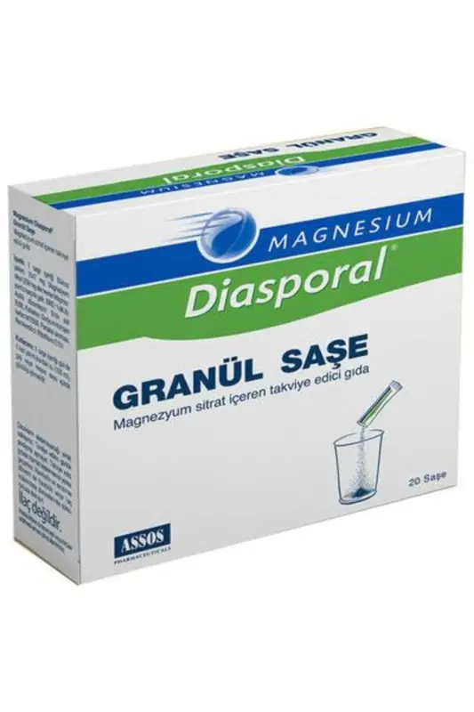 Magnesium Diasporal Granules 20 Sachets - GENEL MARKALAR